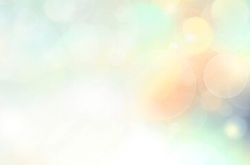 Wall Mural - blue abstract background with bokeh