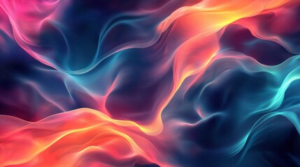 Poster - light background with soft waves on black background. premium design for wallpaper, banner, poster. 