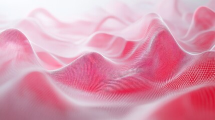 Poster - Abstract technology background. Waving particle background. Design template for brochures, flyers, magazine