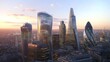 © @adha - Stunning Sunset Over the London Skyline Featuring Iconic Skyscrapers