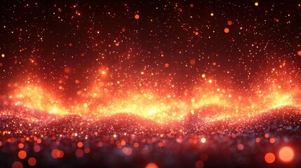 Poster - A beautiful dark background featuring an array of lights creating a unique atmosphere