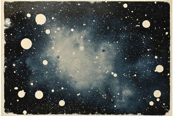 Poster - This design boasts a black abstract grunge background, an aged photo editor layer, and a dust and scratches effect, complete with copy space