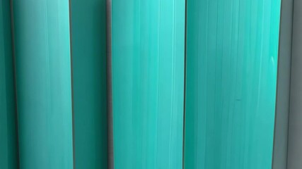 Poster - elegant teal and green vertical stripes design for a modern corporate background
