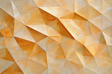 Poster - this geometric background has a modern art deco style with a metallic triangle ornament in an abstra