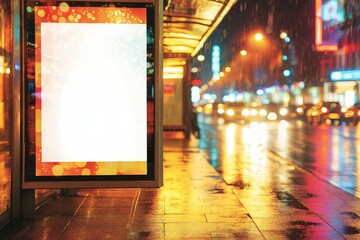 Poster - a city wall with a textured surface displays a blank wheat paste, a glued paper mockup, and a wrinkl