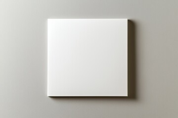 Poster - Grey isolated background with a blank flyer poster ready for your design