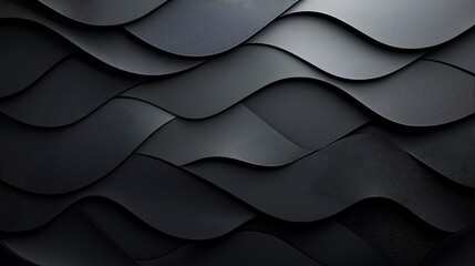 Poster - Dark wave abstract texture background design