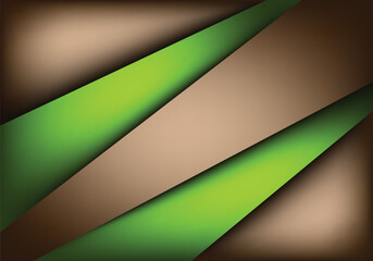 Fototapete - graphic geometric triangle overlap vector layer background for text and message design
