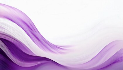 Wall Mural - soft purple wave gradient abstract design with flowing lines, smooth texture and light tones for modern decor or background