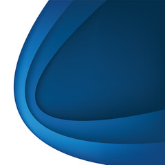 Poster - graphic vector curve line overlap background for text and message design
