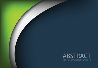 Poster - graphic vector curve line overlap background for text and message design
