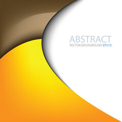 Fototapete - graphic vector curve line overlap background for text and message design

