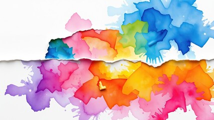  Ripped Paper Abstract: Mindful Meditation Concept