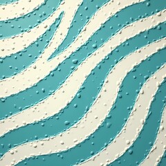 Poster - Colorful patterned surface showcasing droplets of water on a vibrant background. Generative AI