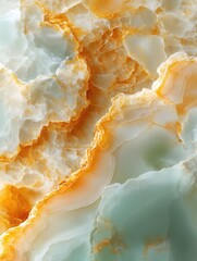 Poster - Abstract Onyx Texture with Golden Veins A Luxurious and Elegant Natural Stone Pattern