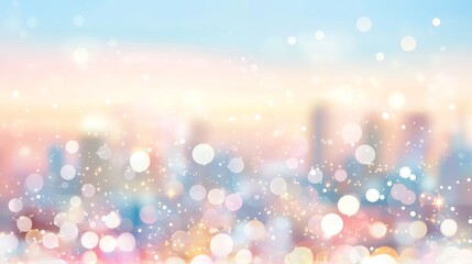 Wall Mural - enchanting abstract background with blurred lights, perfect for contemporary digital art