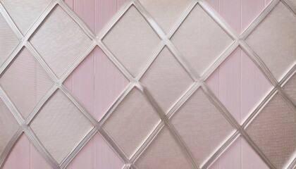 Leinwandbilder - metallic rose gold geometric design with sleek linear patterns for modern interior decoration or design elements