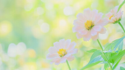 Sticker - Pink flowers in sunlight, a captivating closeup that highlights nature's beauty