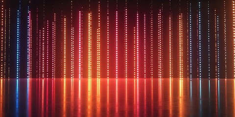 Poster - Colorful LED light display creates a captivating atmosphere for events or performances