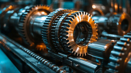 Poster - high quality metal gears for heavy machinery applications