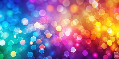 Poster - Abstract Gradient Modern Social Media Design Template with Bokeh Effect