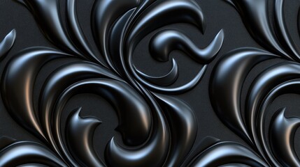 Poster - A dark matte background with soft lighting and subtle depth for a sleek, modern look.