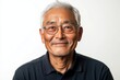 © Ravi - Portrait smile handsome senior mature Asian man isolated background