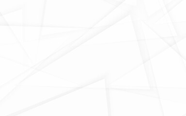 Fototapete - Abstract white background geometric lines light texture pattern