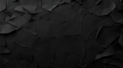 Poster - Dark Textured Background with Crumpled Paper Effect for Creative Design Projects, Abstract Art, and Modern Aesthetic Applications