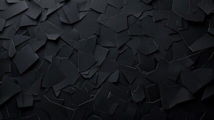 Poster - Abstract Dark Textured Background with Scattered Pieces of Paper and Organic Shapes for Artistic and Creative Projects