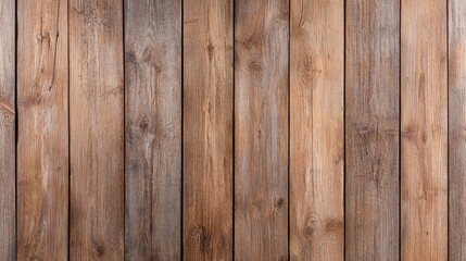 Poster - natural wooden planks background with rich texture in brown tones for warm and rustic aesthetic in i