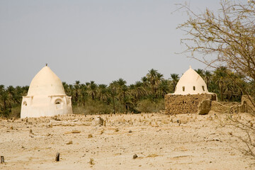 Wall Mural - Sudan Kerma ruins on a cloudy spring day