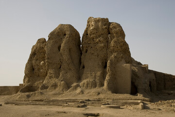 Wall Mural - Sudan western Jefufa on a cloudy spring day