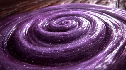 Wall Mural - a purple swirl with subtle specks possibly glitter.