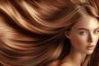 © vasyan_23 - Female caucasian young adult with flowing auburn hair and freckles