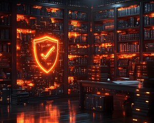 Poster - Proactive Risk Management with Holographic Shields and Symbols in a Modern Office Environment