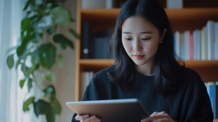 Poster - A person checking their device