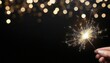 © supansa - Celebratory sparkler display evening gathering festive atmosphere close-up view joyful moments