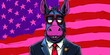© Brian - political cartoon liberal donkey