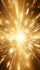 Poster - Abstract background featuring golden and yellow sun rays to represent the vibrant spring sun