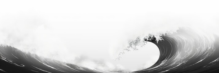 Poster - Dynamic wave effect background design for modern visual projects and presentations
