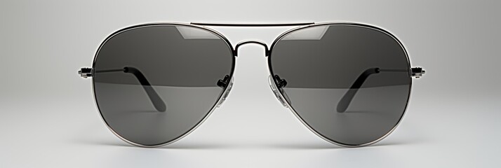 Poster - Enhance glasses with subtle shadows for added depth against a clean white background effect