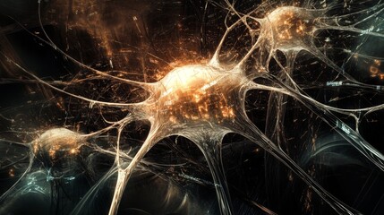 Poster - Understanding machine learning concepts digital space abstract art virtual environment analytical view technology for seo impact