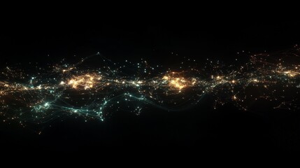 Poster - Visualizing global distribution trends worldwide infographic digital space analytical perspective data representation