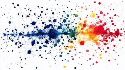 Poster - Visualizing neural networks through abstract art digital studio artwork creative space artistic perspective innovative concept
