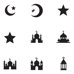 Fototapete - Islamic Pattern Set