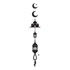 Fototapete - Islamic Symbols and Mosques