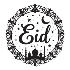 Fototapete - Eid Mubarak Celebration