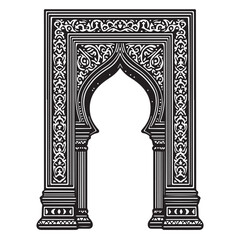 Fototapete - Ornate Islamic Archway