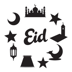 Fototapete - Eid Mubarak Celebration